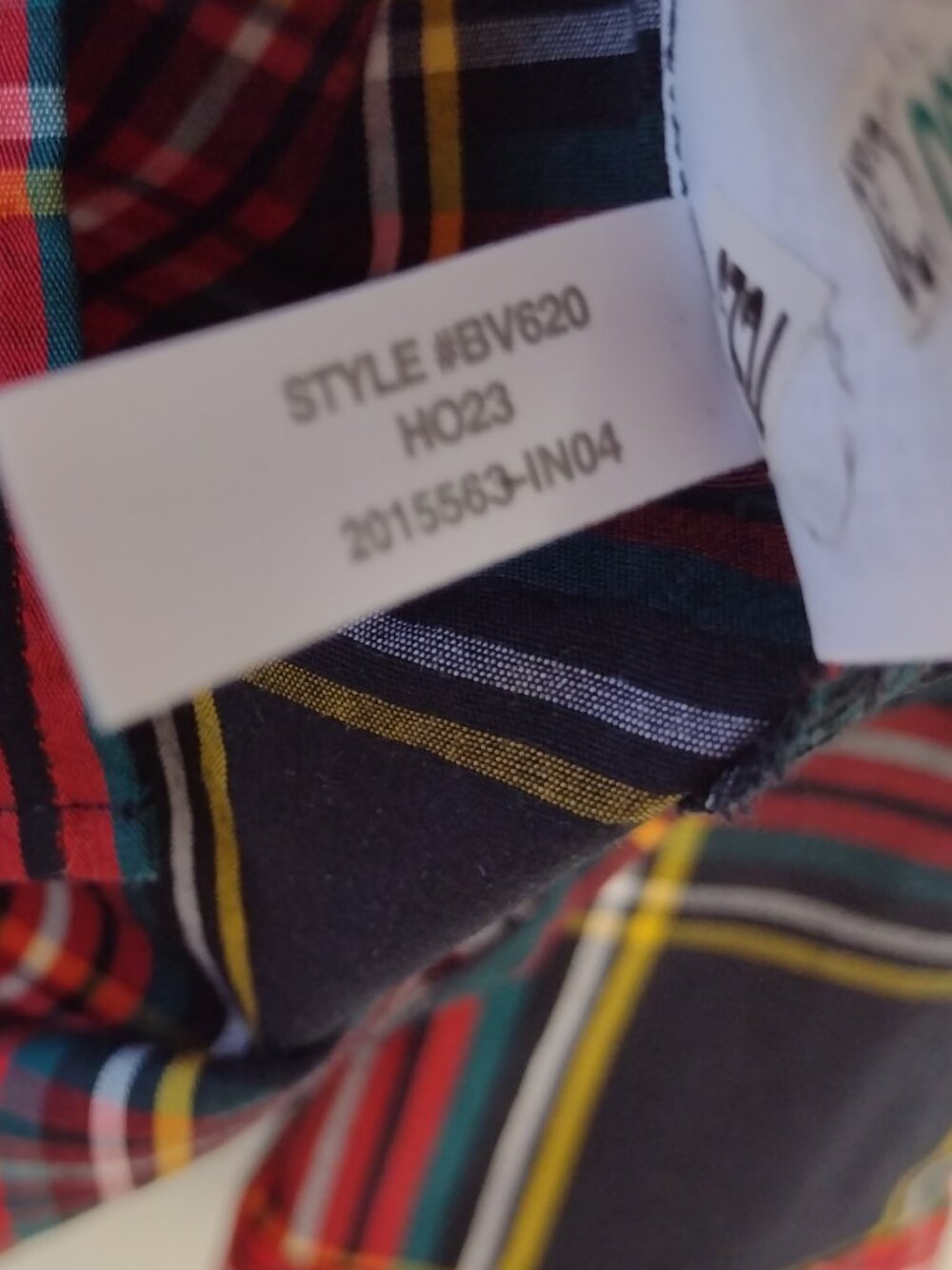 J.Crew Women's Ruffled Neck Button Down Shirt Tartan Plaid Medium Red Black - Picture 5 of 7